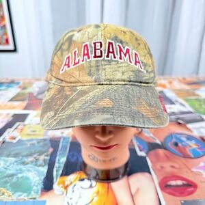 Vintage‎ Alabama Camo Hat by "The Game" Hunting Football Baseball Cap
